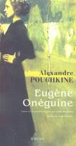 Couverture du livre « Eugene oneguine » de Alexandre Pouchkine aux éditions Actes Sud