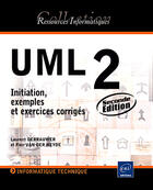Couverture du livre « UML2 ; initiation, exemples et exercices corrigés (2e édition) » de Laurent Debrauwer et Fien Van Der Heyde aux éditions Eni