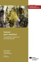 Couverture du livre « Innover pour mobiliser » de Michel Blondin et Yvan Comeau et Ysabel Provencher aux éditions Presses De L'universite Du Quebec