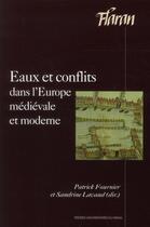 Couverture du livre « Eaux et conflits dans l'europe medievale et moderne » de Fournier/Lavaud aux éditions Pu Du Midi