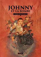 Couverture du livre « Les aventures de Johny Maxwell t.3 ; Johnny et la bombe » de Terry Pratchett aux éditions L'atalante