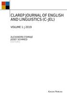 Couverture du livre « CLAREP JOURNAL OF ENGLISH AND LINGUISTICS (C-JEL) : Vol. 1 » de Esimaje Alexandra aux éditions Galda Verlag