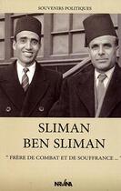 Couverture du livre « Souvenirs politiques » de Sliman Ben Sliman aux éditions Nirvana