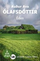 Couverture du livre « Éden » de Audur Ava Olafsdottir aux éditions A Vue D'oeil