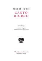 Couverture du livre « Canto diurno » de Pierre Joris aux éditions Castor Astral