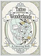 Couverture du livre « Tattoo wonderlands a colouring book » de  aux éditions Laurence King