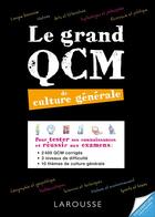 Couverture du livre « Le grand QCM de culture générale » de  aux éditions Larousse