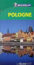 Couverture du livre « Le guide vert ; Pologne » de Collectif Michelin aux éditions Michelin