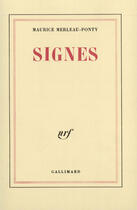 Couverture du livre « Signes » de Merleau-Ponty M. aux éditions Gallimard (patrimoine Numerise)