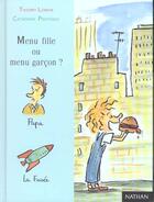 Couverture du livre « Menu Fille, Menu Garcon » de Thierry Lenain aux éditions Nathan