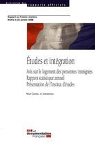 Couverture du livre « Le logement des personnes immigrées et le rapport statistique de l'immigration et de l'intégration pour 2006 » de  aux éditions Documentation Francaise