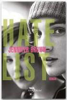 Couverture du livre « Hate list » de Jennifer Brown aux éditions Albin Michel