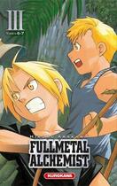 Couverture du livre « Fullmetal alchemist : Intégrale vol.3 : Tomes 6 et 7 » de Hiromu Arakawa aux éditions Kurokawa