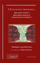 Couverture du livre « L'intelligence artificielle » de Beatrice Hammer et Christiane Legris-Desportes aux éditions Editions De La Reussite