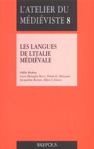 Couverture du livre « Langues de l'Italie médiévale » de  aux éditions Brepols