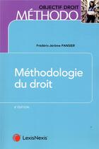 Couverture du livre « Méthodologie du droit (8e édition) » de Frederic-Jerome Pansier aux éditions Lexisnexis