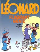 Couverture du livre « Léonard T.19 ; flagrant génie » de Bob De Groot et Turk aux éditions Lombard