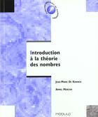 Couverture du livre « Introduction a la theorie des nombres » de De Koninck Jm/M aux éditions Modulo