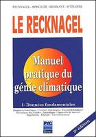 Couverture du livre « RECKNAGEL T.1 ; données fondamentales » de Jean-Louis Cauchepin aux éditions Pyc Livres
