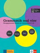 Couverture du livre « Grammatik mal vier : ubungsgrammatik deutsch als fremdsprache ; A1>B1 » de Hans Peter Richter aux éditions Klett Editions