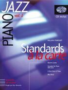 Couverture du livre « Piano jazz vol 1 standards a la carte avec cd » de Bercovitz aux éditions Hit Diffusion