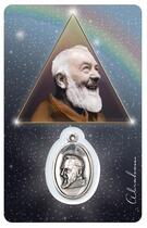 Couverture du livre « Medaille sur carte padre pio » de  aux éditions Dg-exodif