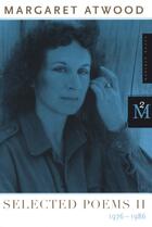 Couverture du livre « Selected Poems II » de Margaret Atwood aux éditions Houghton Mifflin Harcourt