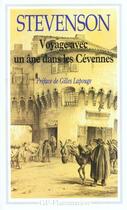 Couverture du livre « Voyage avec un ane dans les cevennes » de Robert Louis Stevenson aux éditions Flammarion