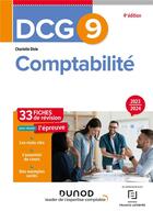 Couverture du livre « Dcg 9 - comptabilite - fiches 2023-2024 » de Charlotte Disle aux éditions Dunod