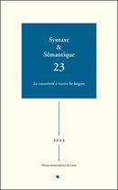 Couverture du livre « Syntaxe & sémantique, n° 23/2023 : La causativité à travers les langues » de Thomieres-Shakhovska aux éditions Pu De Caen