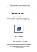 Couverture du livre « Constitution (Congo RDC) » de Fidel Kalenga aux éditions Thebookedition.com