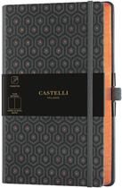 Couverture du livre « Carnet copper and gold grand format uni honeycomb copper » de Castelli aux éditions Castelli Milano