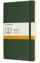Couverture du livre « Carnet ligné grand format souple vert myrte » de  aux éditions Moleskine