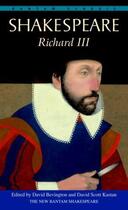 Couverture du livre « Richard III » de William Shakespeare aux éditions Editions Racine