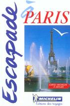 Couverture du livre « Paris » de Collectif Michelin aux éditions Michelin