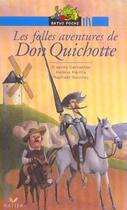 Couverture du livre « Les folles aventures de Don Quichotte » de Helene Kerillis et Miguel De Cervantes Saavedra et Raphael Gauthey aux éditions Hatier