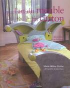 Couverture du livre « L'art du meuble en carton » de Marie-Helene Zeidan aux éditions L'inedite