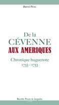 Couverture du livre « De la Cévenne aux Amériques » de Pijac Herve aux éditions Nouvelles Presses Du Languedoc