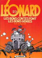 Couverture du livre « Léonard Tome 29 : Les bons contes font les bons génies » de Bob De Groot et Turk aux éditions Lombard