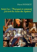 Couverture du livre « Saint Luc : 