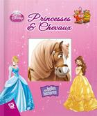 Couverture du livre « Disney Princesses ; princesses & chevaux » de  aux éditions Pi Kids