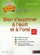 Couverture du livre « Bien s'exprimer à l'écrit et à l'oral » de Gery/Reboul aux éditions Nathan