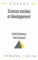 Couverture du livre « Sciences sociales et développement » de Goussault/Guichaoua aux éditions Armand Colin