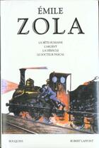 Couverture du livre « Les rougon-macquart t.5 la bete humaine ; l'argent ; la debacle ; le docteur pascal » de Émile Zola aux éditions Bouquins