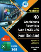 Couverture du livre « 40 graphiques essentiels avec EXCEL 365 » de Patrice Rey aux éditions Books On Demand