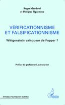 Couverture du livre « Vérificationnisme et falsificationnisme ; Wittgenstein vainqueur de Popper ? » de Roger Mondoue et Philippe Nguemeta aux éditions L'harmattan
