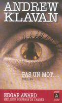 Couverture du livre « Pas un mot » de Andrew Klavan aux éditions Archipel