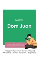 Couverture du livre « Réussir son Bac de français 2023 : Analyse de Dom Juan de Molière » de Moliere aux éditions Bac De Francais