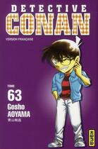 Couverture du livre « Détective Conan Tome 63 » de Gosho Aoyama aux éditions Kana