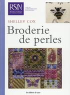 Couverture du livre « Broderie de perles » de Shelley Cox aux éditions De Saxe